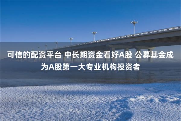 可信的配资平台 中长期资金看好A股 公募基金成为A股第一大专业机构投资者