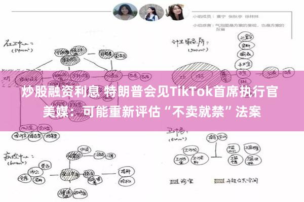 炒股融资利息 特朗普会见TikTok首席执行官 美媒：可能重新评估“不卖就禁”法案